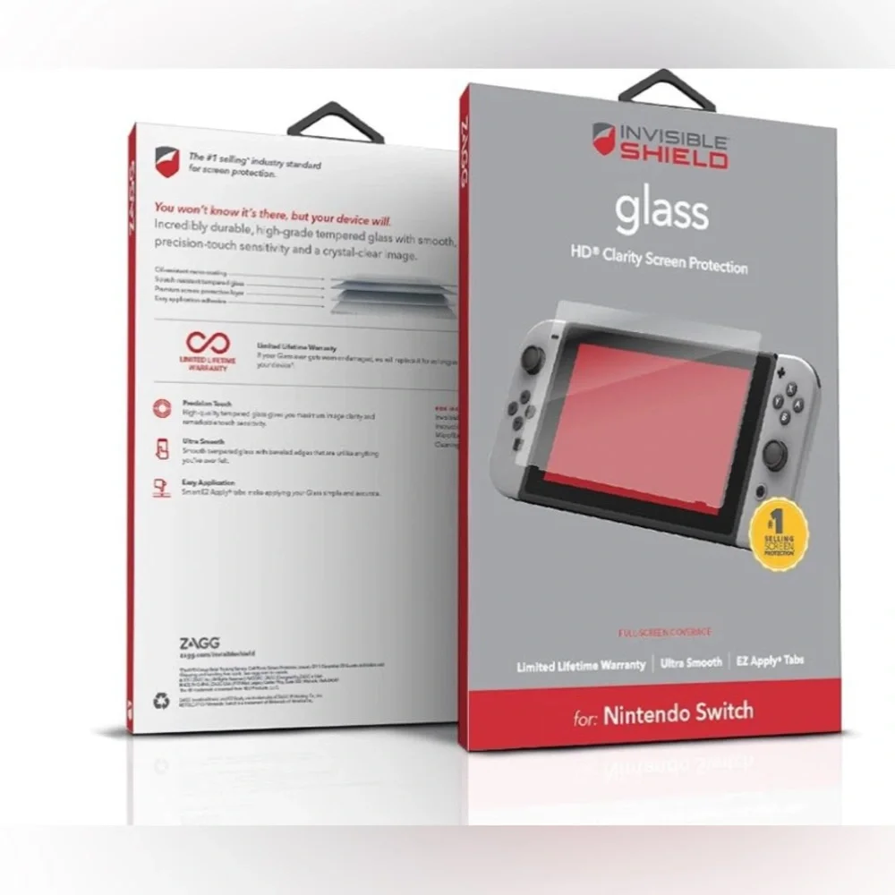INVISIBLE SHIELD || Nintendo Switch - Glass HD Clarity Screen Protection